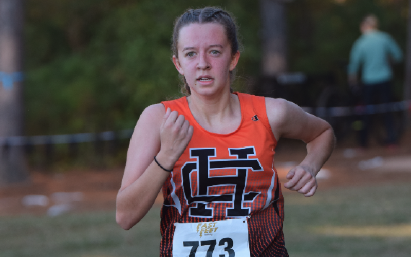 Senior Marintha Gordy placed 22nd.