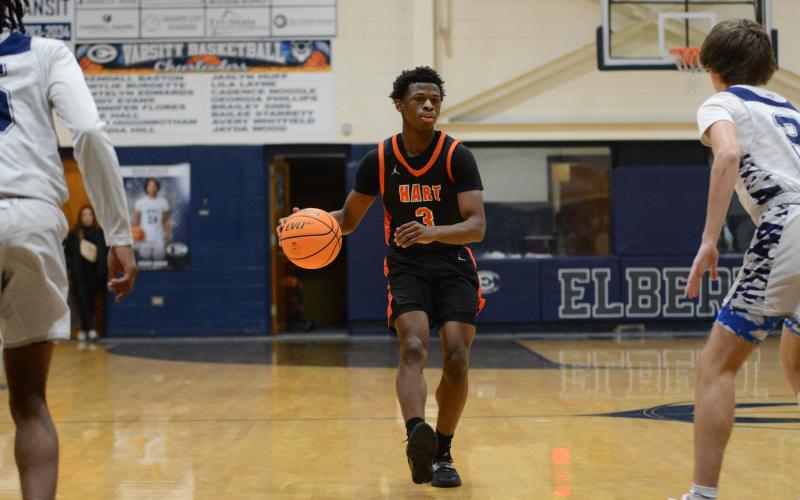 Junior guard Andrew Maxwell had a season high 11 points against the Blue Devils in the 65-61 loss to Elbert County on Dec. 15.