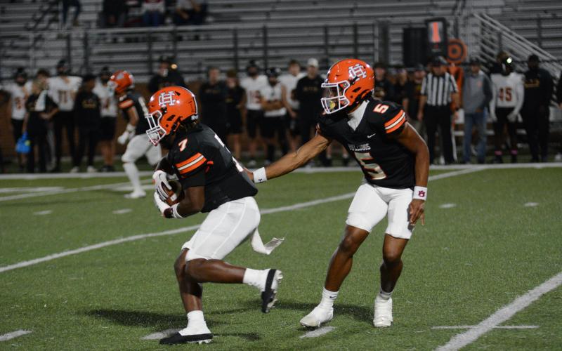 Seniors Nori Moore (left) and Jashon Gaines (right) make first team All-Region for Region 8-AAA.