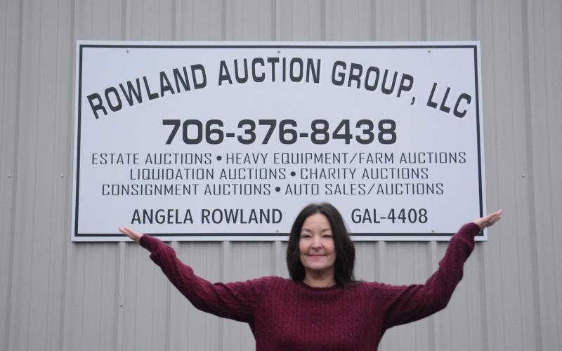 Angie Rowland of Rowland Auction Group.