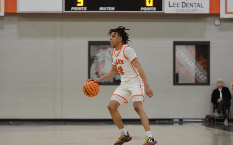 Junior guard O’Brian Evans scored 11 points against Prince Avenue and led the team with 13 points against Bleckley.