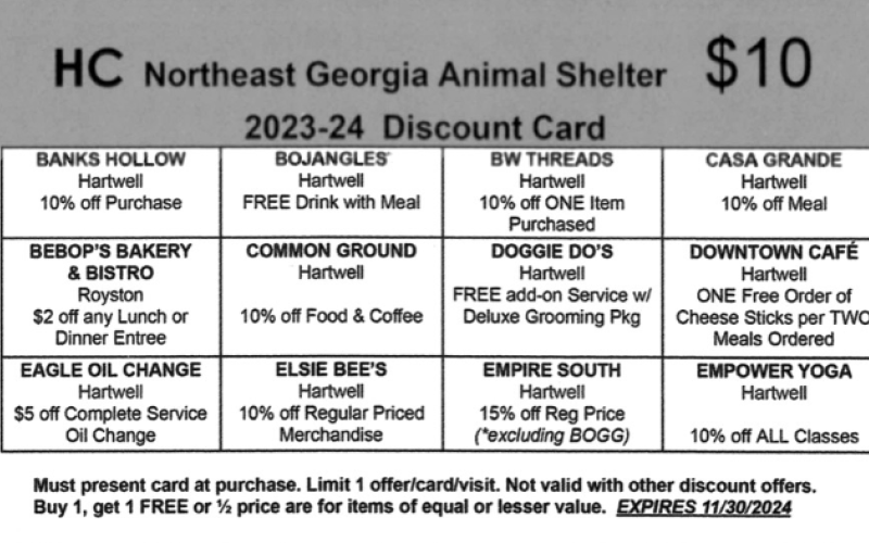 Discount card