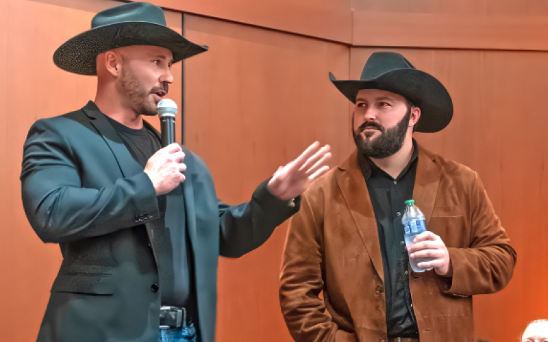 Cateechee’s new owners Justin Rodgers (left) and Tyler Scott.