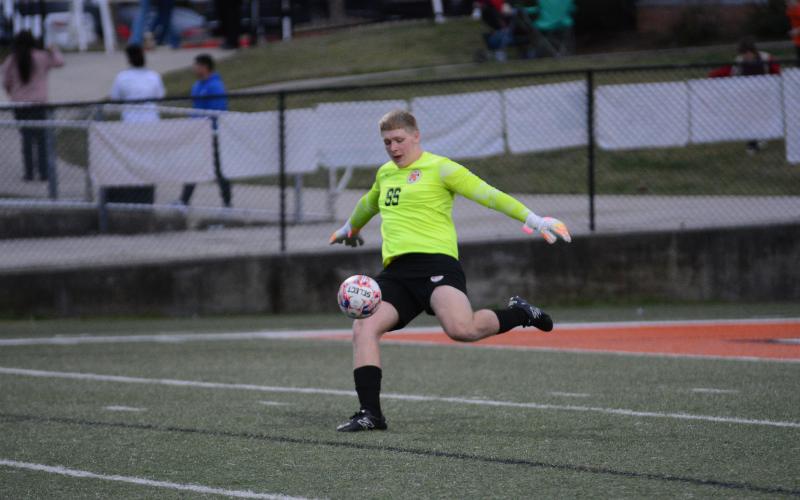 Senior goal keeper Ayden Thomason picked up back-to-back clean sheets against Oglethorpe and Westside.