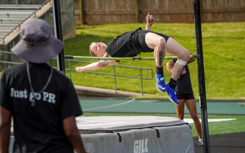 Senior Madison McLane took home second place in high jump at the White County meet on April 12 and Franklin County meet on April 16.