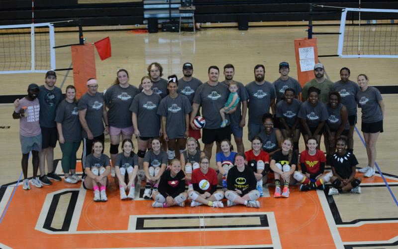 Pictured is all of the teams, athletes, and coaches who competed in the inaugural Lauren Stewart Wilson Memorial Volleyball Tournament on June 8 at Hart County High School.