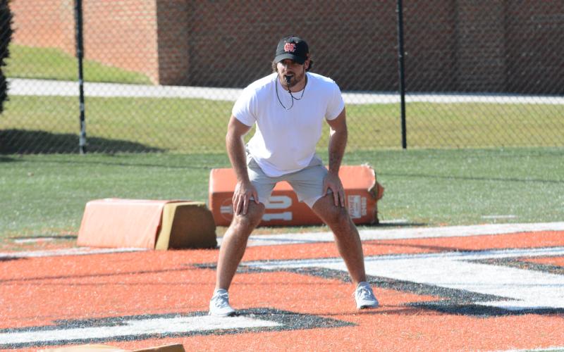 The new faces to join the Hart County High School football staff is Conner Williams as he will coach tight ends and Sam Ellis (pictured) as he will be the strength and conditioning coach as well as coach outside linebackers for the Bulldogs this fall.