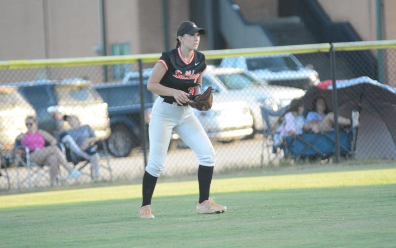 Senior outfielder Emma Faust is expected to have a breakout year for the Lady Dogs softball team in 2024.