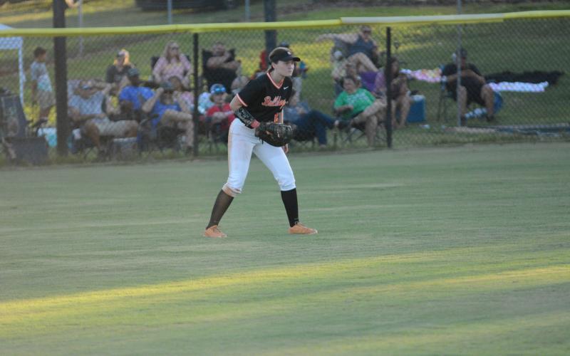 Pictured is Skylar Dutton as her and Natalie Morgan are the other two senior outfielders who will provide senior leadership for the Lady Dogs in 2024.