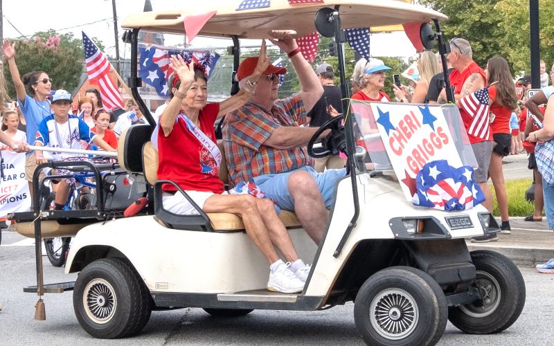 he festival’s founder, Cheri Griggs, served as Grand Marshall of the children’s parade.