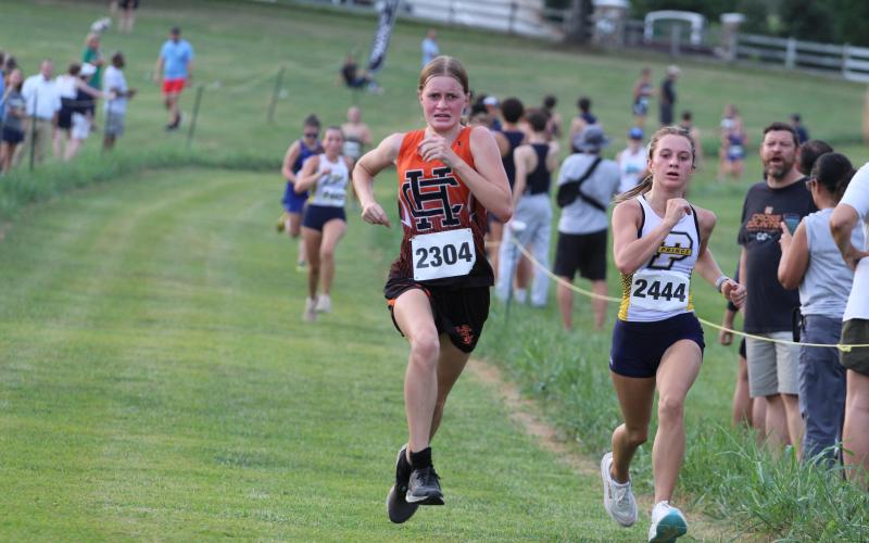 Isla Bell placed 14th overall in the 2024 Heroes Invitational at Tallulah Falls School Aug. 29. Photo by Fast Feet Timing.