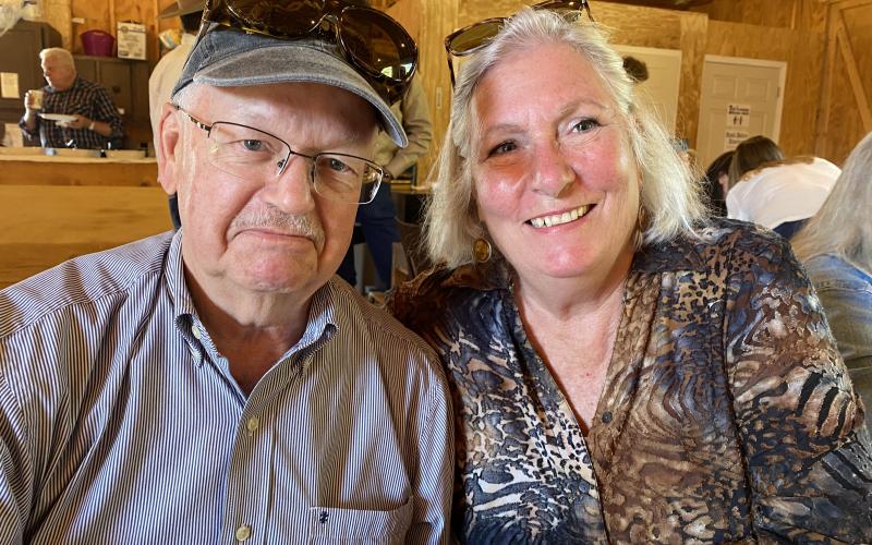 A very likeable surprise was meeting Doug and Terry Dent at Branded Cowboy Church. Doug’s sister, Marie, and I were high school classmates.
