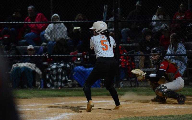 Senior outfielder Natalie Morgan.