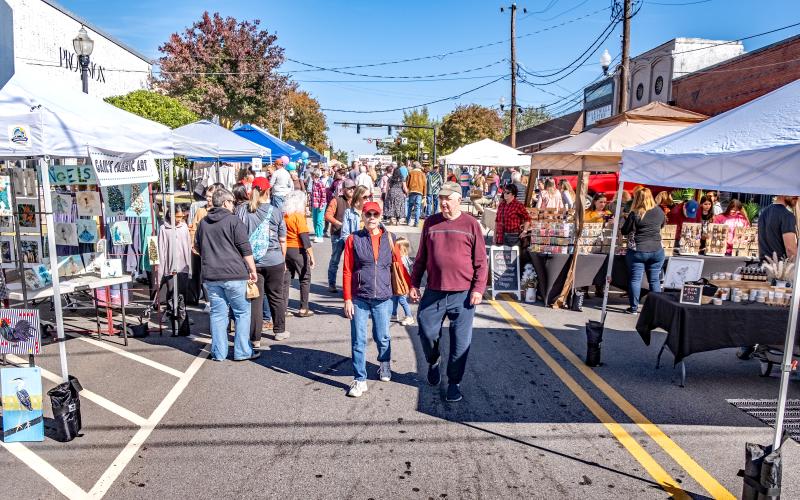 The scene on Carolina St. during the 2022 Depot Days.