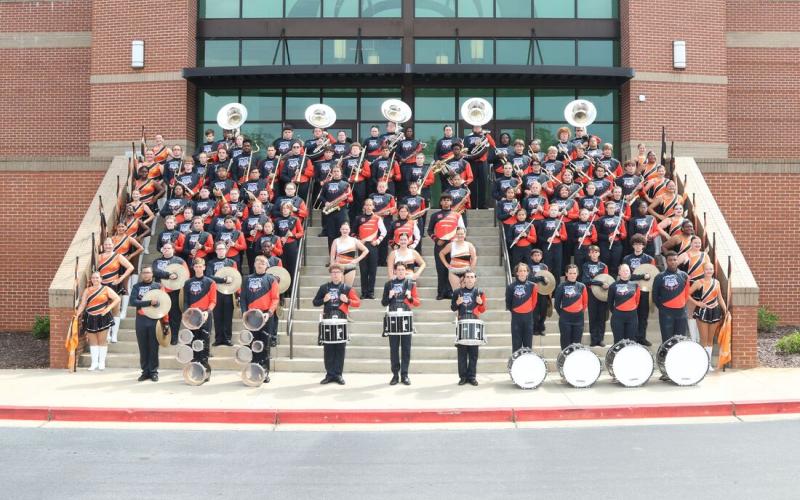 The 2024 Hart County Bulldog Marching Band.