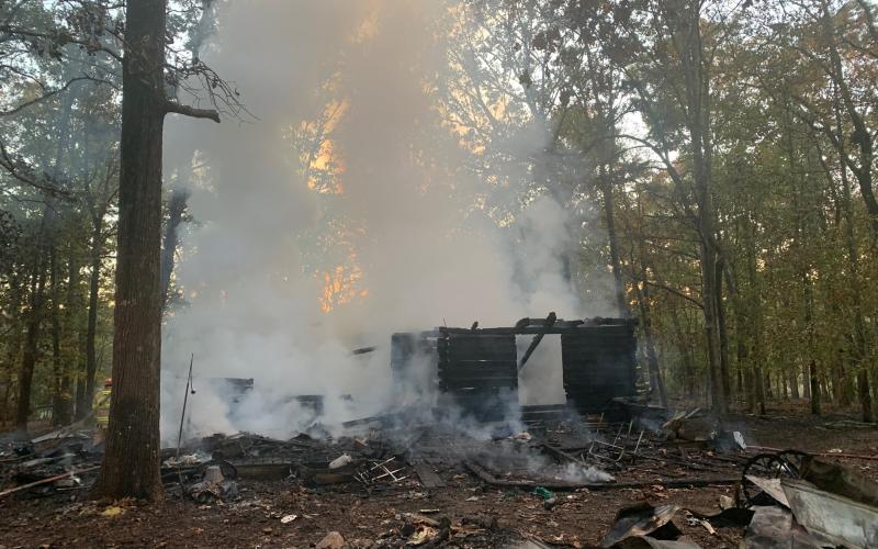 A house fire on Crawford’s Ferry Rd. Saturday caused one man to be airlifted to the hospital. An investigation is still ongoing.