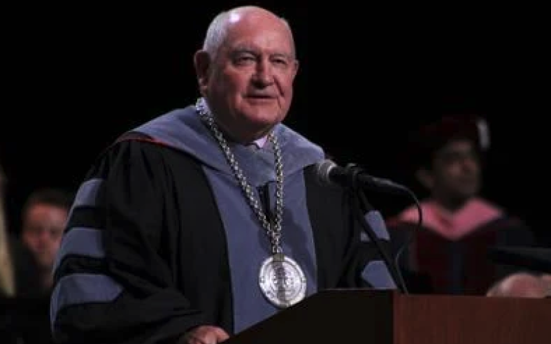 System Chancellor  and former Governor Sonny Perdue presides over an all-time high in student enrollment.