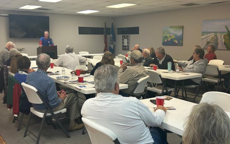A great crowd was on hand for the Lake Hartwell Association’s annual meeting at Hartwell’s Adult Learning Center.