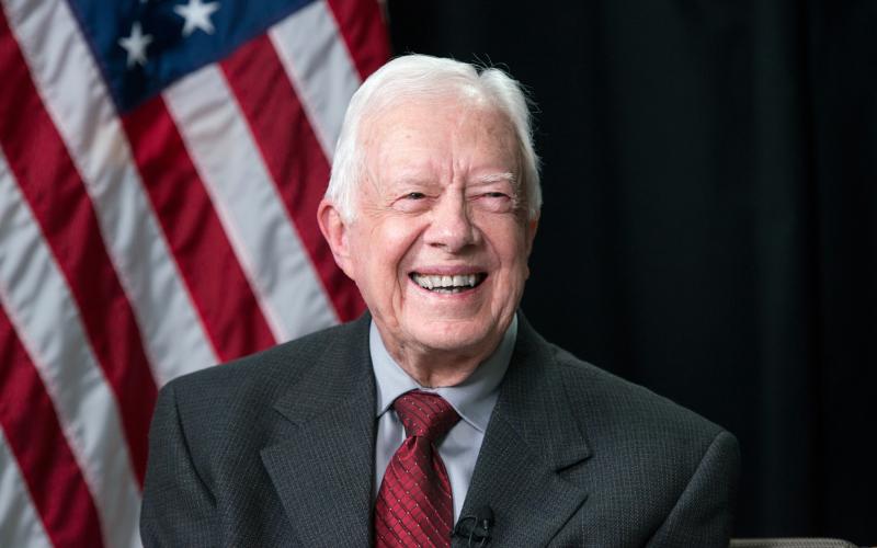 The 39th President, Jimmy Carter, died Sunday at his home in Plains. He was 100, and the oldest living president in history.