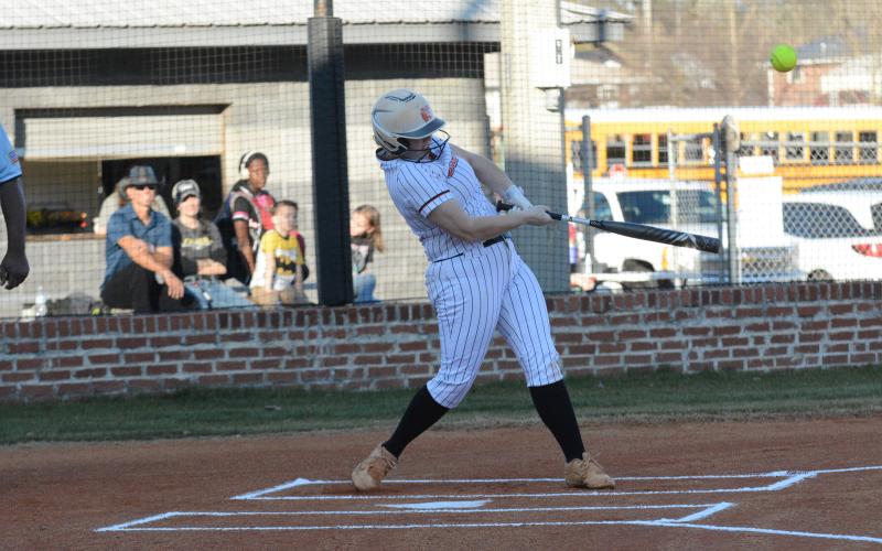 Sophomore Ava Carey went 5-6 with seven runs, five runs batted in and two walks.