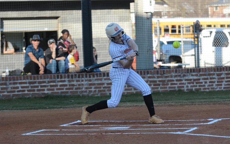 Sophomore Erika Royston went 4-6 with three runs and three runs batted in.