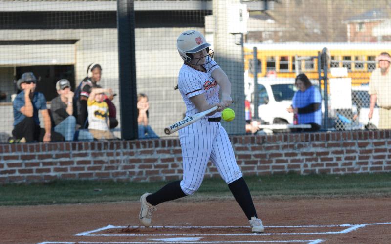 Sophomore MaryBeth White went 3-4 with four runs, five runs batted in and three walks.
