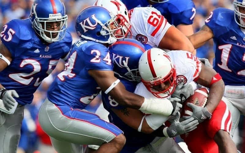 Former Hart County Bulldogs wide receiver and former Kansas Jayhawk defensive back (24) Mikendric Harper is set to host an Alumni Flag Football game and Youth Football Camp in Herndon Stadium on June 13 and 14.  (Photo submitted by Harper)