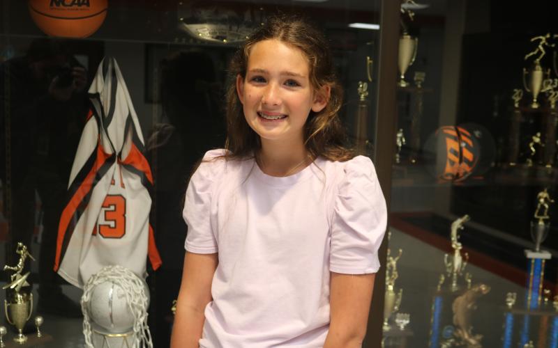Hart County Middle School sixth grader Marisa Berelc’s submission “Sister Swap” will compete on the state level for the Young Georgia Author competition. (Photo submitted by Grayson Williams)