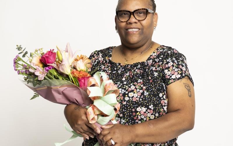 Monique Teasley Mitchell has been chosen as Hart County’s 2025 Mother of the Year.  (Photo by Shalisha Lewis, Lewis Media Studio)