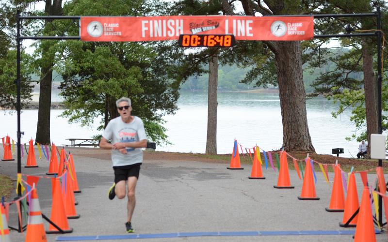Easley native, Eddie Posey, who was the Overall Male with a time of 16:47. (Photo/Benjamin London)