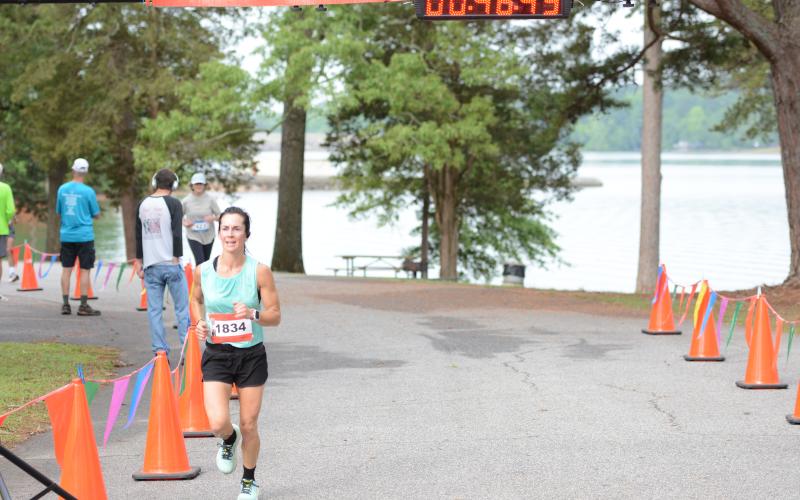 Anderson native, Kari Perry, who was the Overall Female with a time of 46:43. (Photo/Benjamin London)