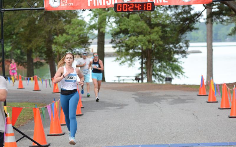 Seneca native, Katie Melton, who was the Overall Female with a time of 24:17. (Photo/Benjamin London)