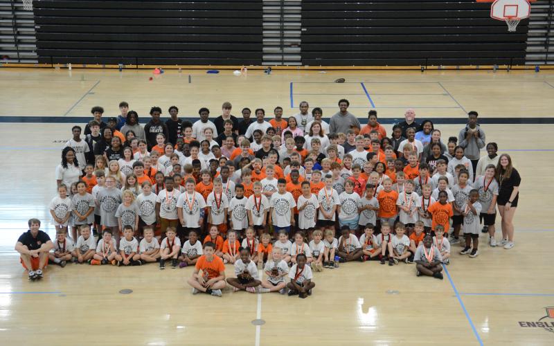 Over 130 campers participated in the annual Hart County Youth Basketball Camp May 27-29. (Photo/Benjamin London)