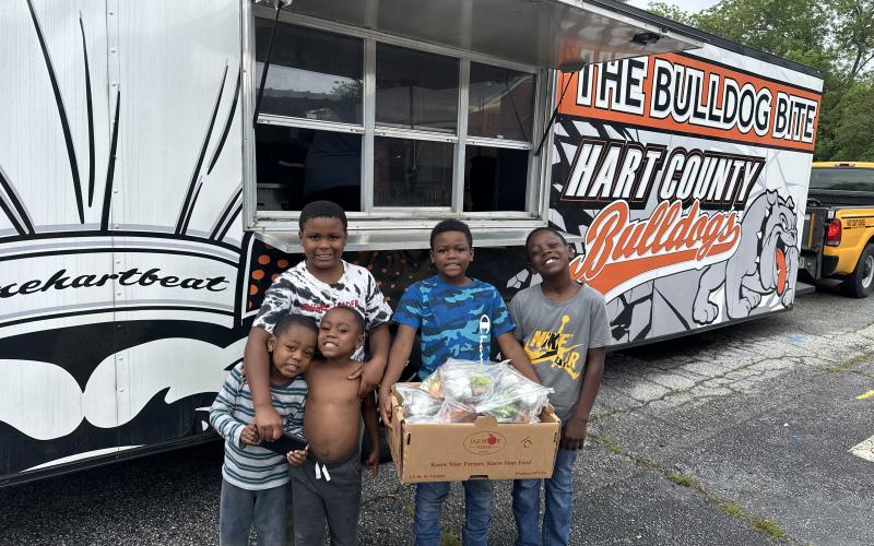 The Hart County Charter System’s Summer Meal Program will run today, June 12 and again on Mondays, Tuesdays and Thursdays from July 7-16. On-site service is available June 16-27. (Photo submitted by Grayson Williams)