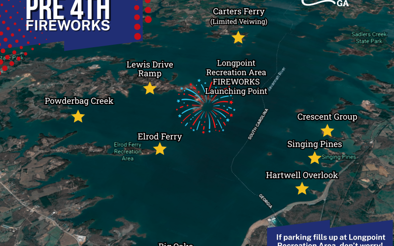 Where to watch Hartwell's annual Pre-4th fireworks