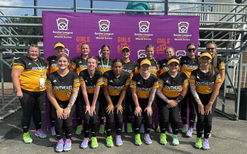 Hart County’s Senior League Softball team was 2-1 in the Senior League Softball World Series tournament as of press time Wednesday. The team is scheduled to play the West team from Hawaii today in the final game before the elimination round.
