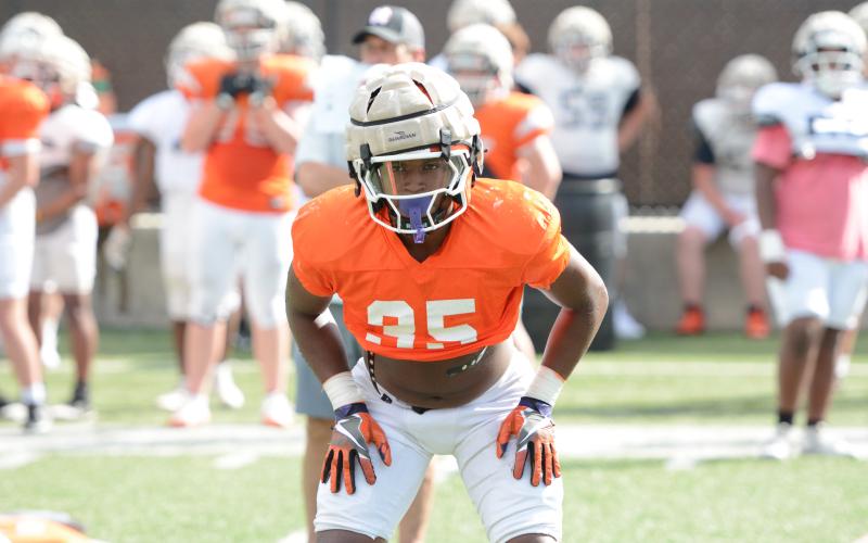 Pictured is rising junior running back Faustino Rangel. (Photo/Benjamin London)