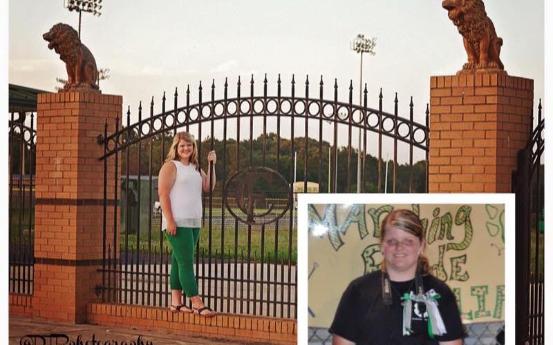 A photo collage I made my senior year of high school with one of my senior photos and a photo from my very first Franklin County football game ironically popped up in my Facebook memories Wednesday morning after this column was written. (Photo submitted by Rose Scoggins)