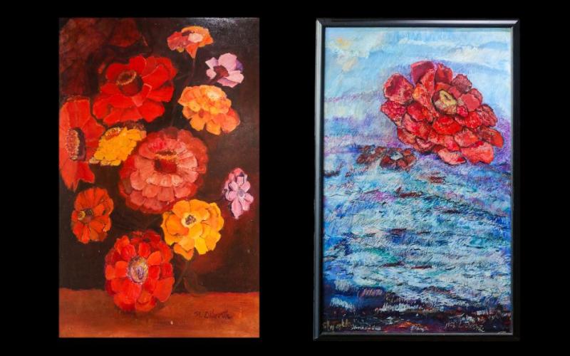 "The Mother" (left) and "Hope" (right) by Mary Dilworth (Photos submitted by Neumann)