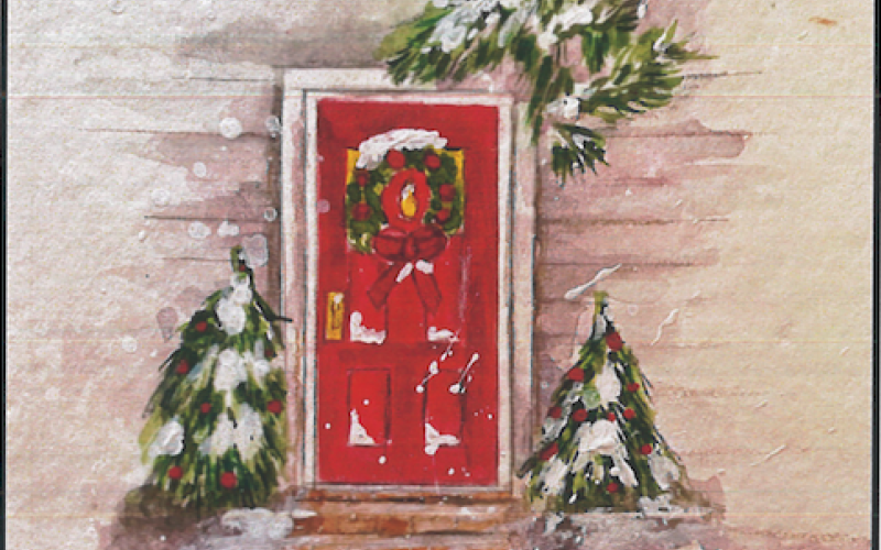 Retired Hartwell Service League member Kay Cleveland has created the artwork for the Tour of Homes tickets every year, including this year's artwork.