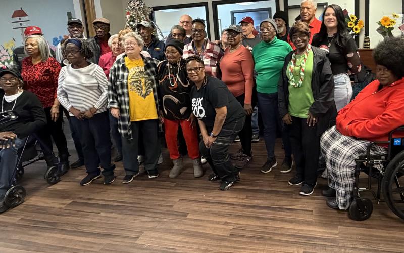Blue Topaz Advocacy, an organization committed to bringing advocacy and connection to the community, held a community event at the Hart County Senior Center in December to kick off its work. Photo submitted by Rachel Gaines.