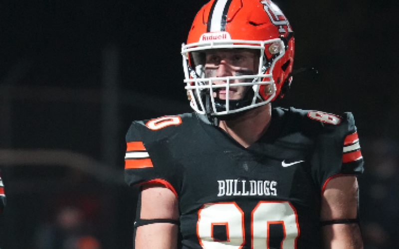 Coleman Moore, recent graduate and former tight end for Hart County, was named to the 2026 NFF Team of Distinction May 27. Photo by Ric Williams.