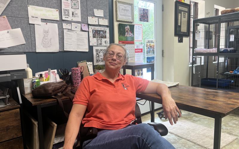 Jennifer Wagner is the new director of the Hart County Humane Society. She says spays, neuters and prevention are her passions, and encourages anyone to make the small investment to make sure a pet is spayed or neutered before bringing them to the humane society. Photo by Madison Linton.