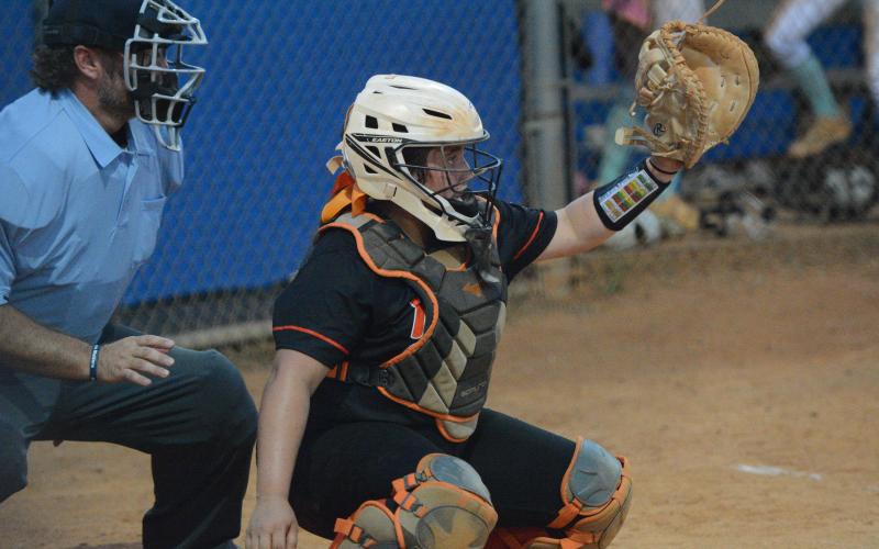 Sophomore infielder Marlee Bowers earns Athlete of the Week. Photo by Benjamin London.