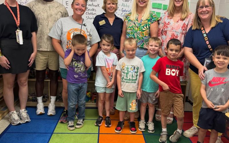Georgia Department of Early Care and Learning (DECAL) Commissioner Amy M. Jacobs visited Hartwell Elementary School June 24 to see DECAL’s Rising Kindergarten Summer Transition Program in action. Photos submitted by the Georgia Department of Early Care and Learning.