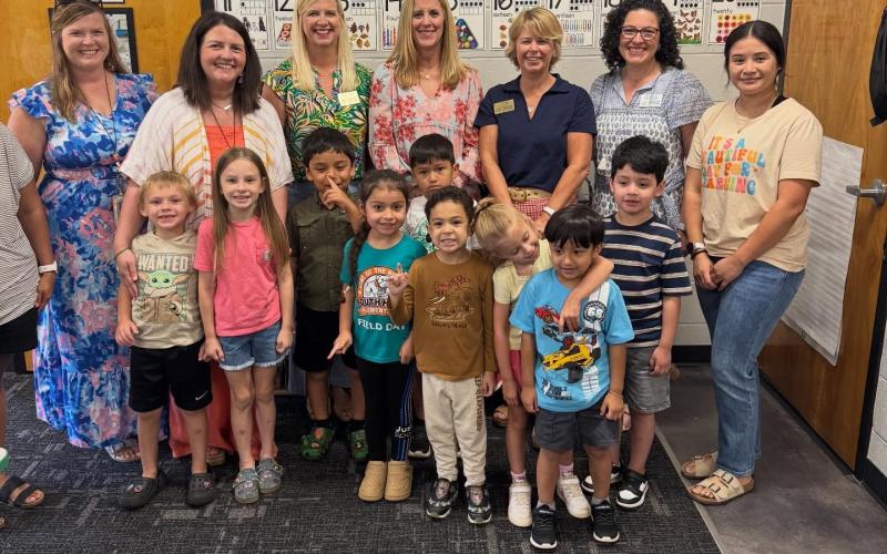 Georgia Department of Early Care and Learning (DECAL) Commissioner Amy M. Jacobs visited South Hart Elementary School June 24  to see DECAL’s Rising Kindergarten Summer Transition Program in action. Photos submitted by the Georgia Department of Early Care and Learning.