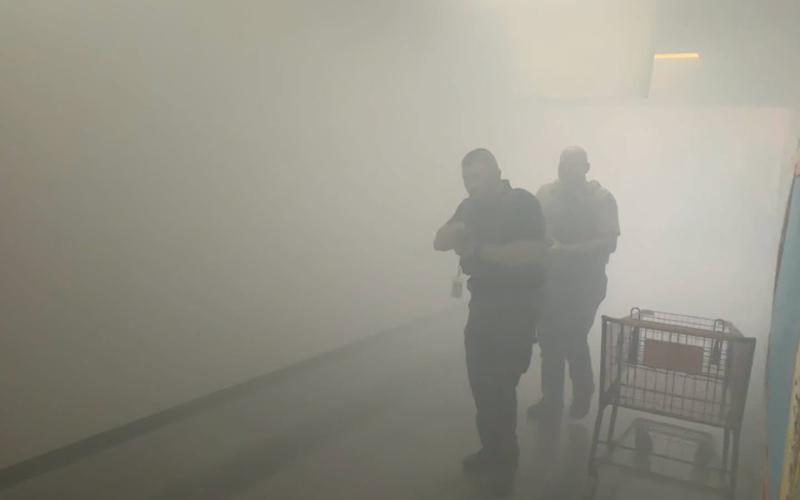 The Hart County Charter System, in partnership with local law enforcement, fire departments and emergency medical services, performed an emergency response drill prior to the start of the new school year July 31. Photo submitted by Grayson Williams.