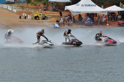 The Pro Watercross races begin with a gated start, pitting competitors against each other to race to the first turn. FILE PHOTO