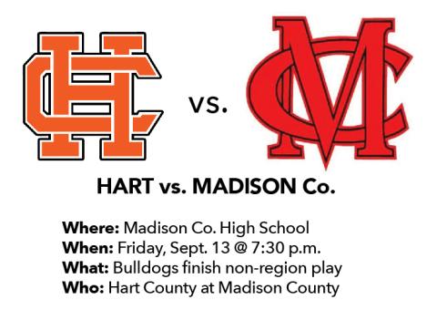 Hart County at Madison County