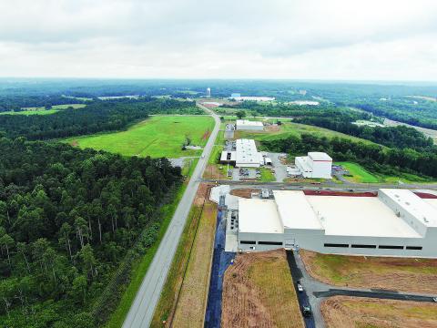 Photo submitted — by Kevin McCraney The Gateway Industrial Park in Hart County is shown in this aerial photograph from a drone flyover video in July. 